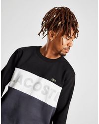 lacoste colour block sweatshirt