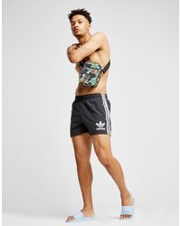 adidas california swim shorts black