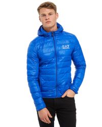 ea7 blue bubble jacket