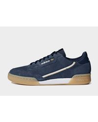 adidas continental 80 blue suede