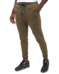 black and green nike joggers