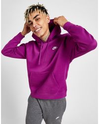 Nike foundation hoodie purple Clearance