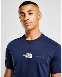 north face central logo t shirt