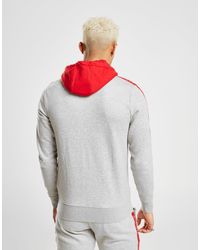 tommy hilfiger zip tape contrast hoodie