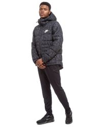 nike down filled hooded jacket