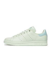 Adidas Originals Leather Stan Smith Junior In Light Green Green Lyst