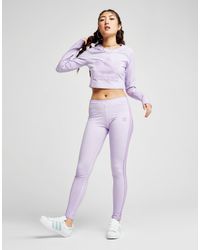 lilac adidas crop top