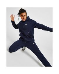 Nike Fleece Tech 365 Track Pants In Navy Blue For Men Lyst