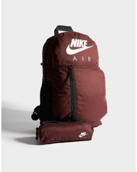burgundy nike backpack