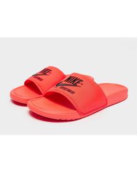 nike sportswear benassi text slides