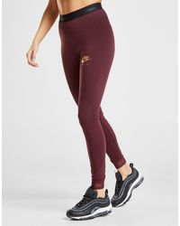 nike air rose gold leggings