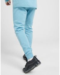 light blue tech fleece joggers