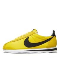 yellow nike cortez mens
