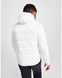 Ellesse Synthetic Dennios 1/4 Zip Padded Jacket in White for Men - Lyst
