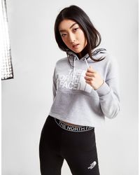 Tape Crop Felpa con cappuccio Donna di The North Face in Gray