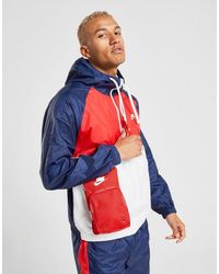 nike blue red and white tracksuit