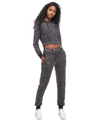 ellesse core crop overhead hoodie