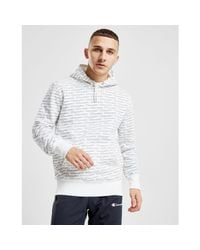 champion all over print hoodie white