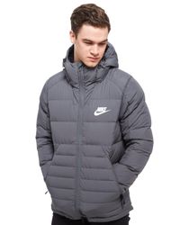 gray nike coat