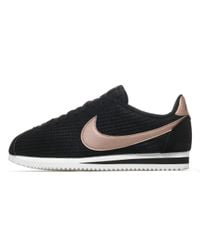 nike cortez black and rose gold