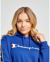 champion tape hoodie women's