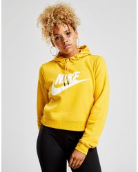 nike yellow hoodie women's