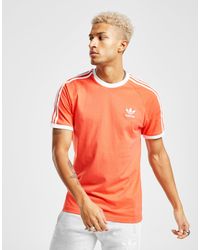 3 stripes tee red
