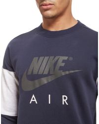 nike air sweatshirt blue