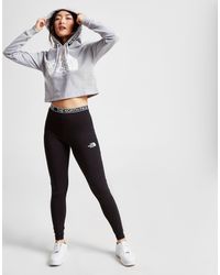 Tape Crop Felpa con cappuccio Donna di The North Face in Gray