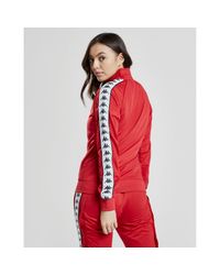 Kappa Red Banda Tape Track Top