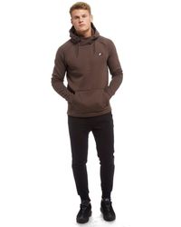 brown hoodie men