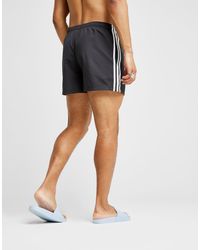 adidas california swim shorts black