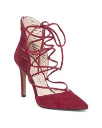 Jessica Simpson - Red Giavanna Women | Vanilla Cream / Elko Nubuck Perf (js-giavanna2) (7.5 Medium Us) - Lyst