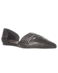 Dolce Vita | Black Adrena Pointed Toe Flat | Lyst