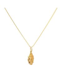 Elizabeth Raine - Metallic 24kt Gold Vermeil Buddha Head Amulet Necklace - Lyst