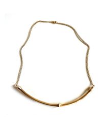 Brandts Jewellery - Metallic Twig Necklace – Gold - Lyst