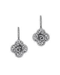 Fei Liu - Metallic Cascade Mini Drops In Black Rhodium Plate - Lyst