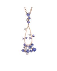Madstone Design - Multicolor Melting Ice Tanzanite And Diamond Pendant - Lyst