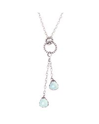 Sandra Anne Designs - Blue Aqua Chalcedony Necklace - Lyst