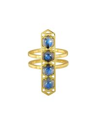 Amy Glaswand - Metallic Stretto Ring - Lyst