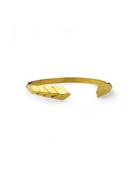 Lattis Design by Gina Pankowski - Metallic 24kt Gold On Sterling Silver Tethys Cuff Bracelet - Lyst