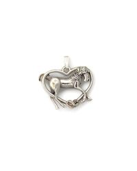 Donna Pizarro Designs - Metallic Sterling Silver Arabian Horse Pendant - Lyst