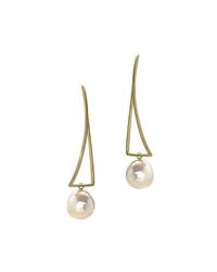 Joan Hornig Jewelry Multicolor Cheval Pearl Earrings