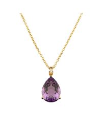 Emily Mortimer Jewellery - Metallic Aqua Amethyst And Diamond Necklace - Lyst
