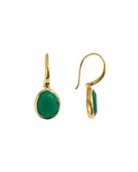 Juvi Designs - Multicolor Tulum Gold Vermeil Earring With Green Onyx - Lyst