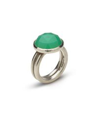 Naomi Tracz Jewellery - Green Rose Cut Chrysoprase Ring - Lyst