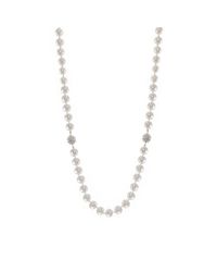 CZ by Kenneth Jay Lane - Metallic 2 In 1 Fwp Necklace Bracelet Combo - Lyst