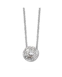 Karla Mertens - Multicolor Diamond Of Life Necklace White Gold - Lyst