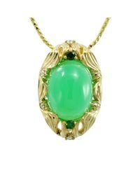 Alex Gulko Custom Jewelry - Green Chrysoprase Pendant - Lyst