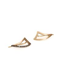 Polina Sapouna Ellis - Multicolor Keras Lobe Earrings On Diamonds - Lyst